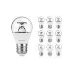 Mehrfachpackung 10x Noxion Lucent LED E27 Birne Fadenlampe Klar 2.5W 250lm - 827 Extra Warmweiß | Dimmbar - Ersatz für 25W
