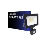 Noxion Led-Scheinwerfer Beamy G3 30W 3300lm 110D - 830 Warmweiß | IP65 - Bewegungs- Und Lichtsensor - Symmetrisch