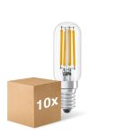 Mehrfachpackung 10x Ledvance Special LED E14 Röhre one-handed Fadenlampe Klar 4.2W 470lm - 827 Extra Warmweiß | Ersatz Für 40W