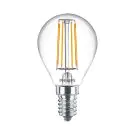 Philips Master Value LED Lustre E14 Kugel Fadenlampe Klar 3.4W 470lm - 927 Extra Warmweiß | Höchste Farbwiedergabe - Dimmbar - Ersatz für 40W