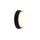 Ansell LED Bulkhead Helder Circular Plain Black 12.5W 1058lm - 830-840-865 CCT | 215mm - IP54 - Motion and Light Sensor