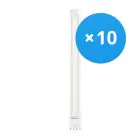 Mehrfachpackung 10x Ledvance Dulux-L LED 18W - 830 Warmweiß | Ersatz Für 36W