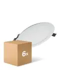 Mehrfachpackung 6x Ledvance LED Downlight Value DN180 17W 1350lm 110D - 830 Warmweiß | 192mm 