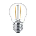 Philips Corepro LED Lustre E27 Kugel Fadenlampe Klar 2W 250lm - 827 Extra Warmweiß | Ersatz für 25W